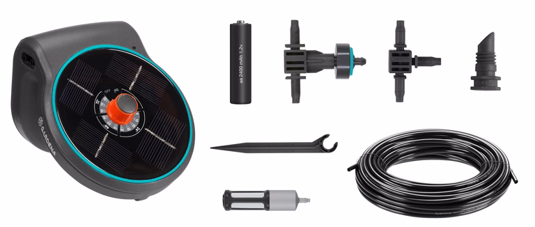 AquaBloom Set Solcellsdriven bevattning Gardena