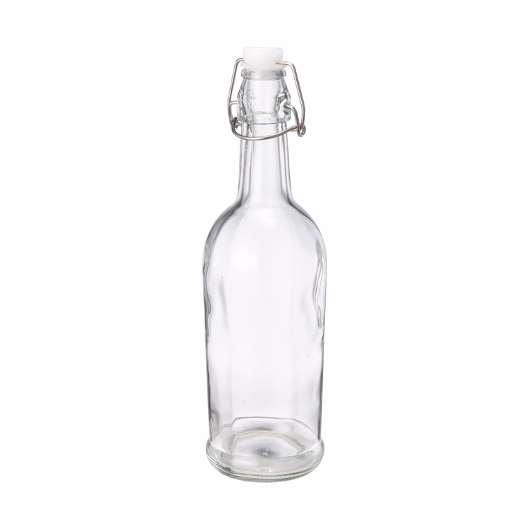 Glasflaska med kork