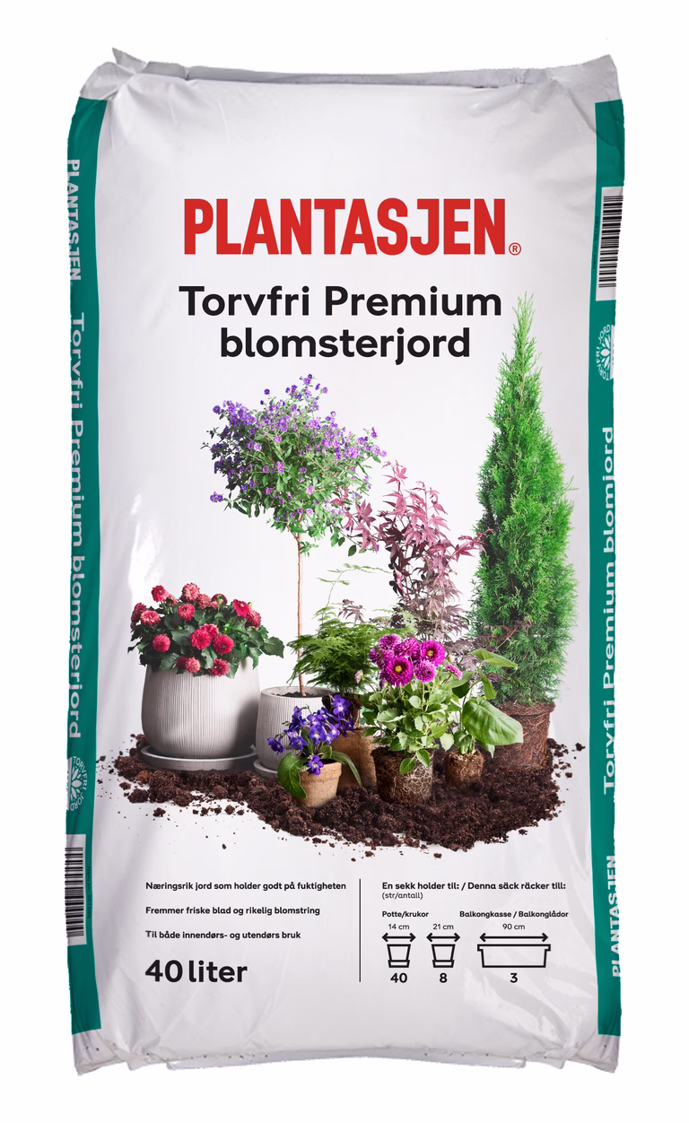 Torvfri Premium blomjord 40L