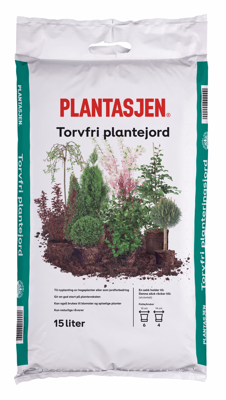 Torvfri Plantjord 15L