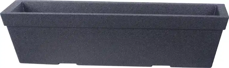 Milla isolation planter L76 black