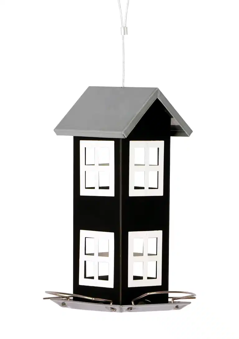 METAL HOUSE SEED FEEDER 20X20X26 CM