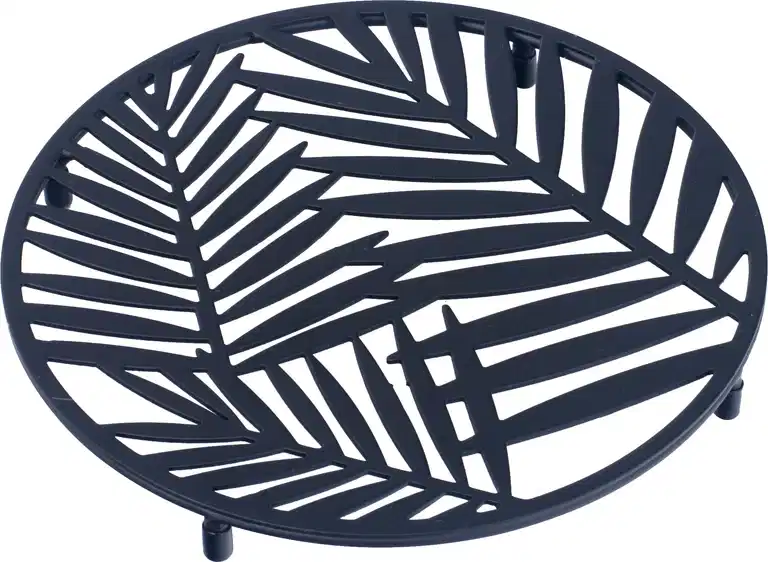 Rebecka metal coaster D20 black