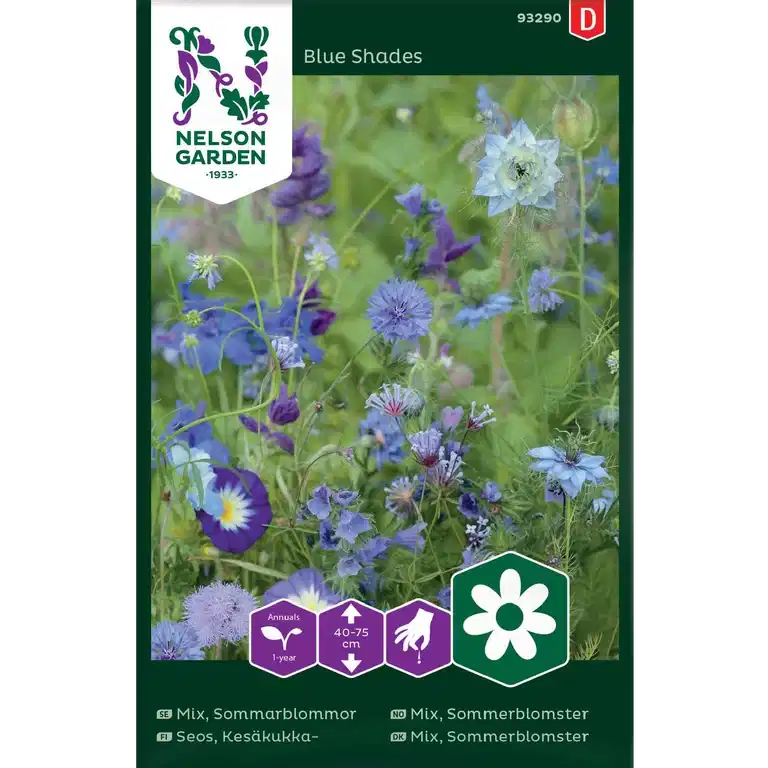 Mix, Sommarblommor, blå