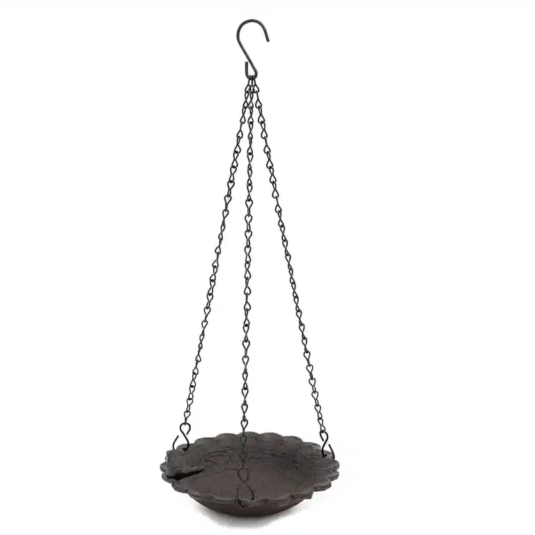 Bird feeder D18xH40 brown