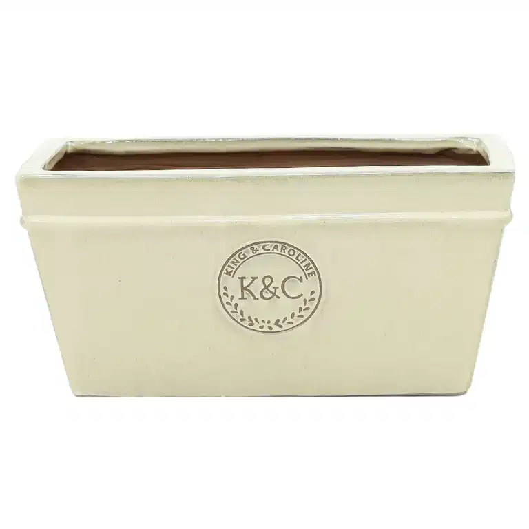 K&C ceramic planter L45 sand