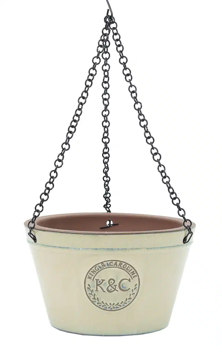 K&C ceramic hanging pot D27 sand