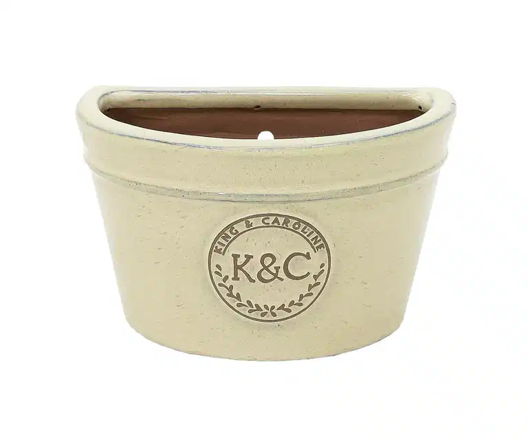 K&C ceramic wall pot D26 sand