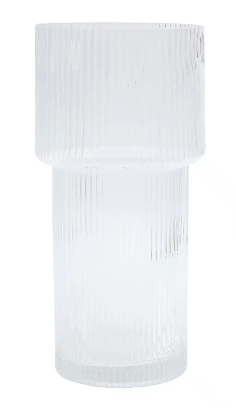 Noora vase H30 transparent