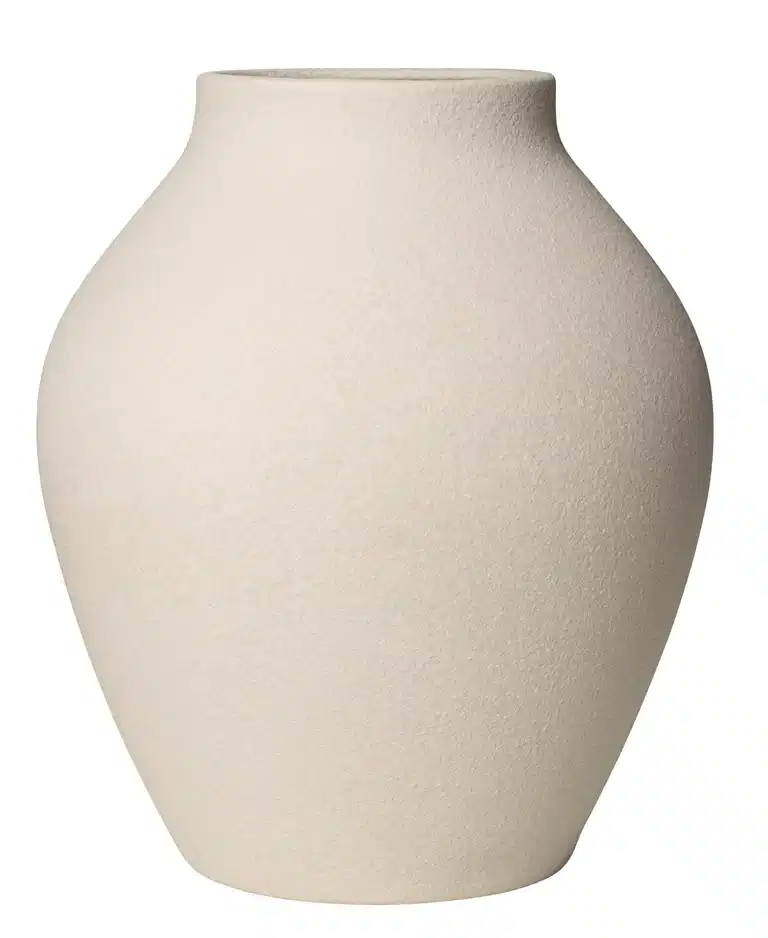 Sandra vase H27 sandy beige