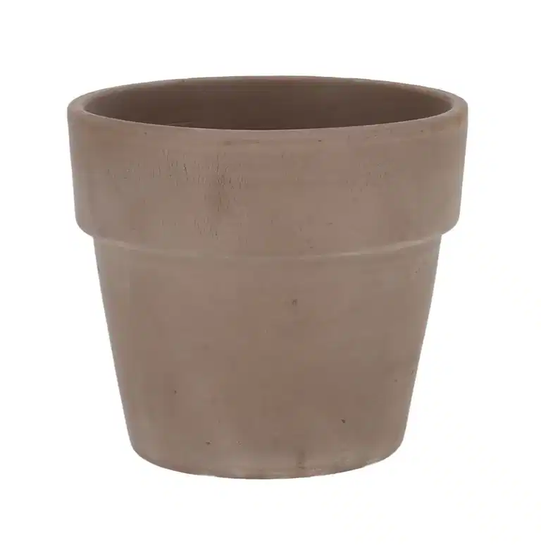 Aromi pot D16 terracotta grey