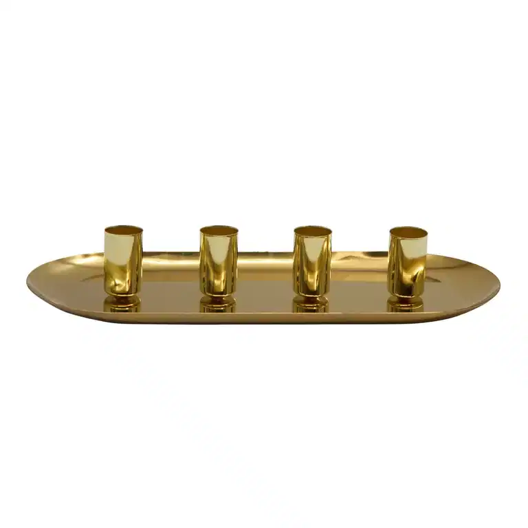 Advent candle holder Goldie 