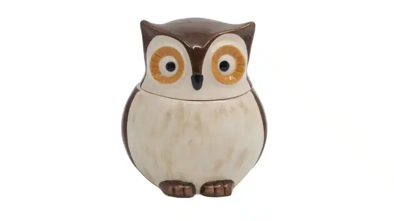 Jar Ceramic Owl