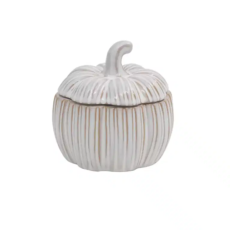 Jar Ceramic Pumpkin 