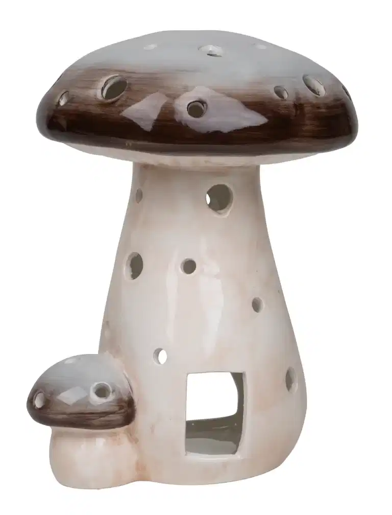 Tealight holder Portobello mushroom 