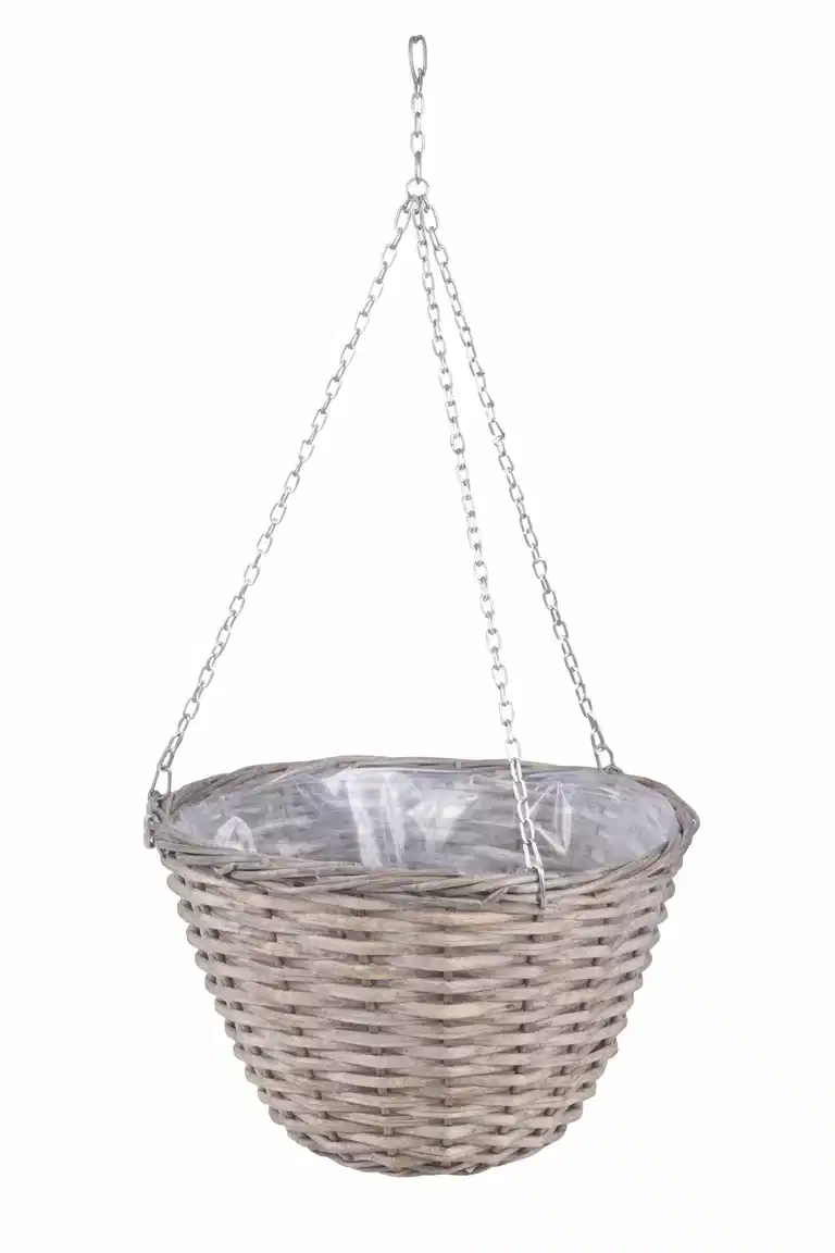 Edith hanging basket D31 grey