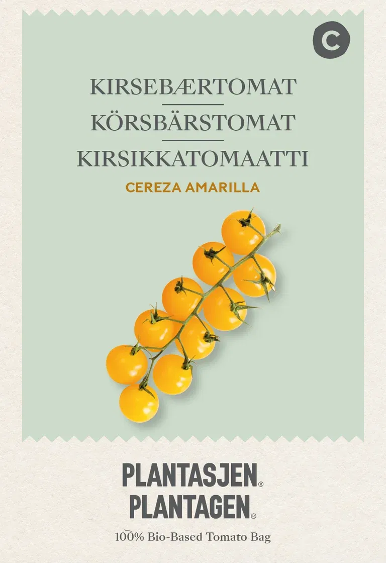 Körsbärstomat Cereza Amarilla gul - 0,25 g