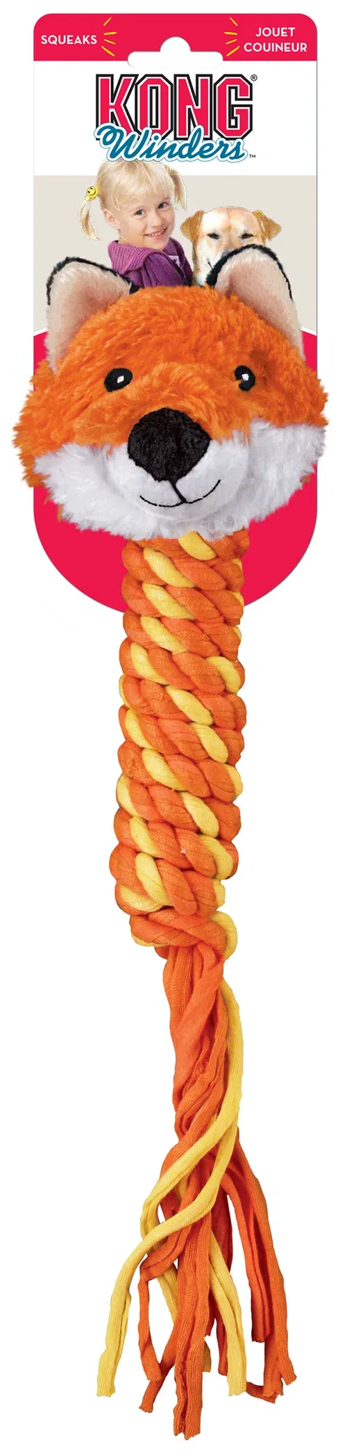 Hundleksak Winder Fox Withium KONG