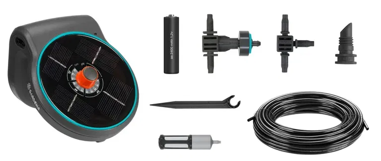 AquaBloom Set Solcellsdriven bevattning Gardena