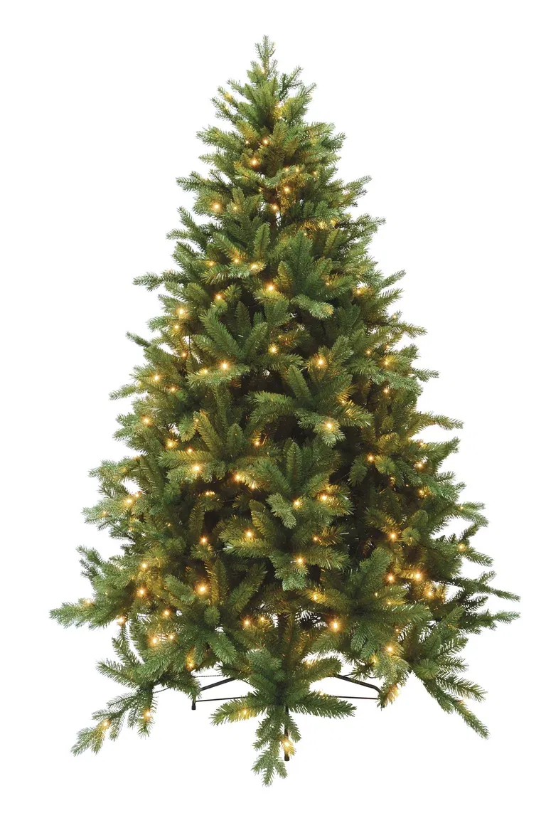 Konstgran Hovden med LED-belysning