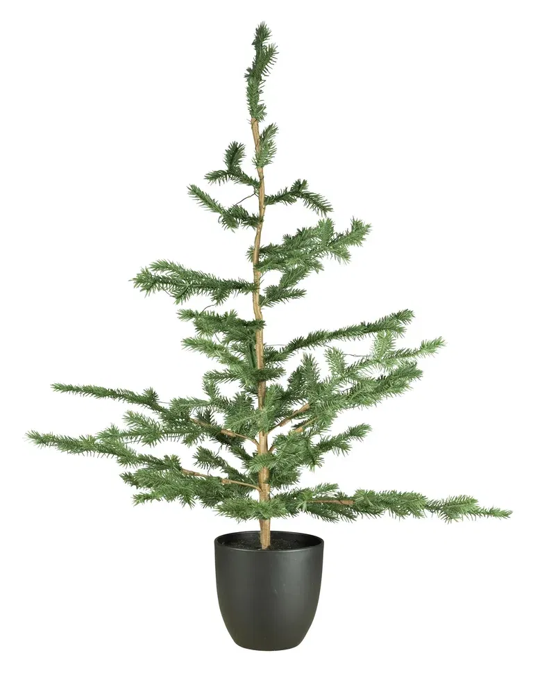 Julgran med belysning