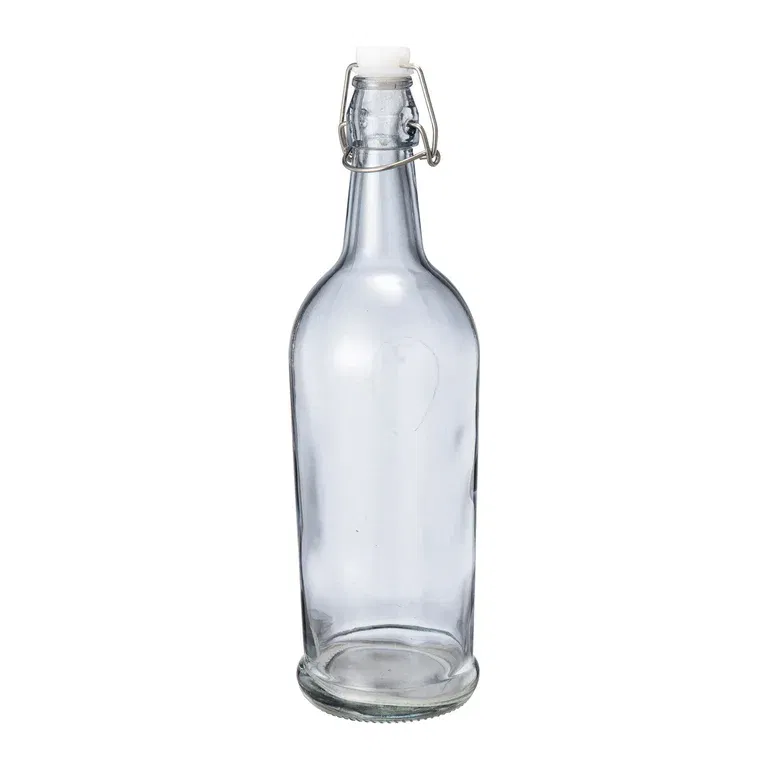 Glasflaska med kork
