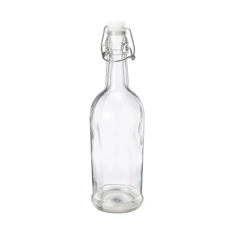 Glasflaska med kork