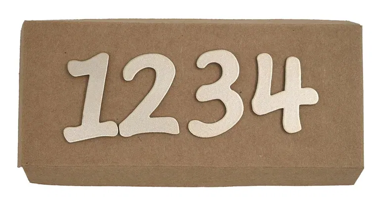 Ljusdekor adventsiffror