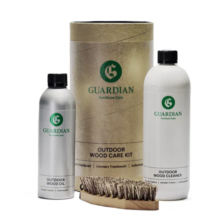Underhållsset för trämöbler utomhus Guardian