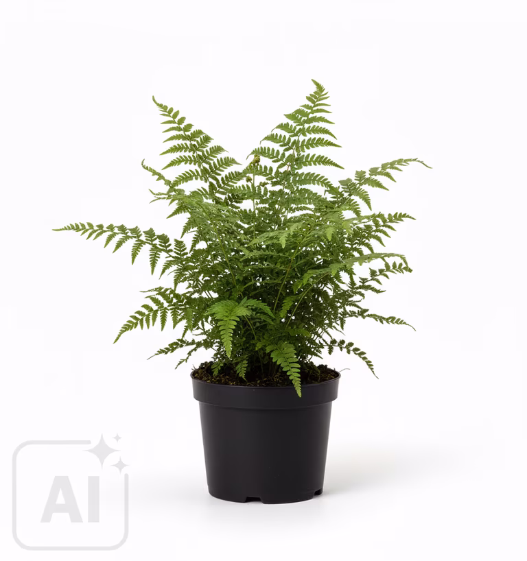 Dryopteris affinis 'The King' ormbunke - 17 cm kruka