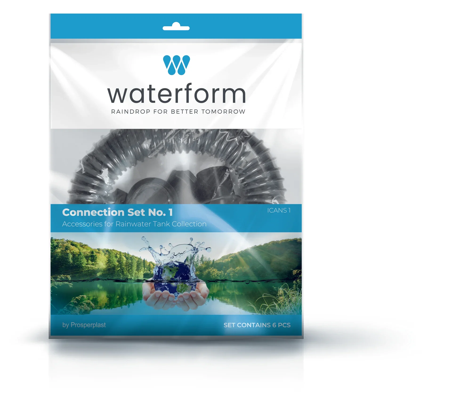 Anslutningssats för regnvattentank ICAN1