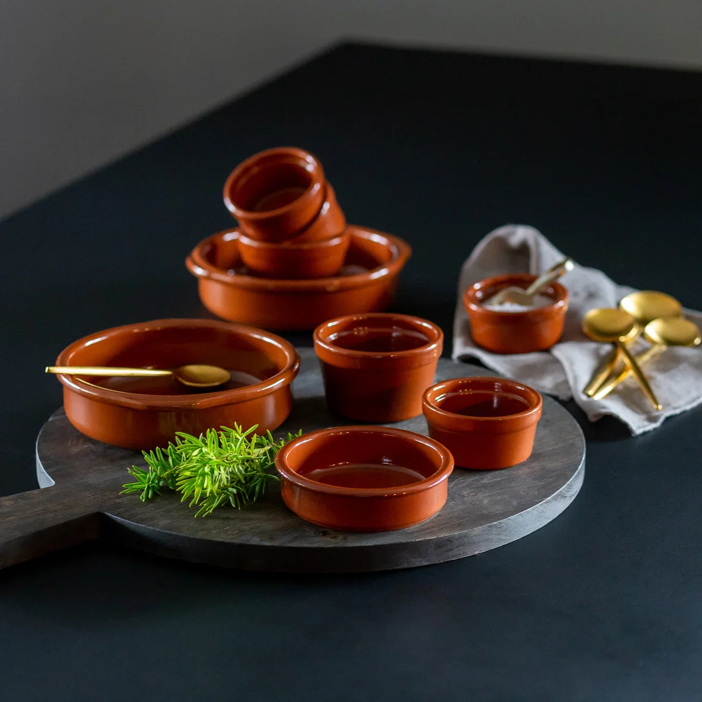 Tapas Dish Terracotta
