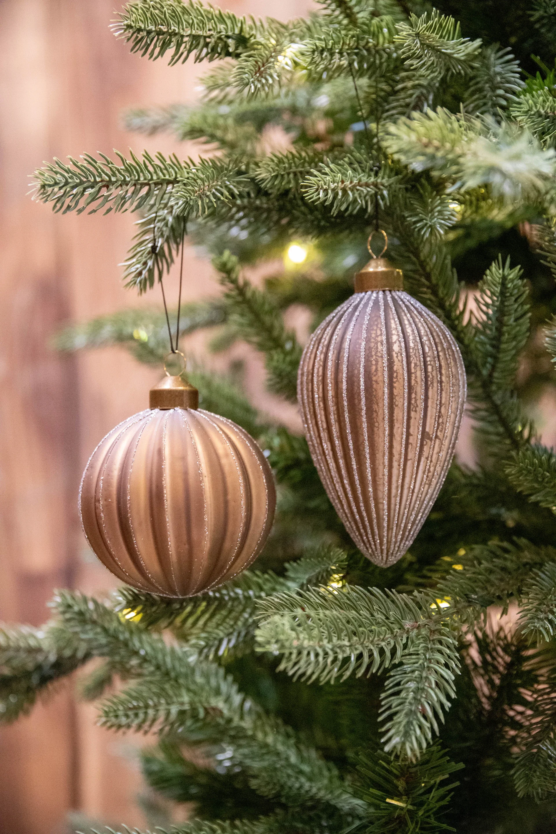 Droppformad julgranskula Twinkle