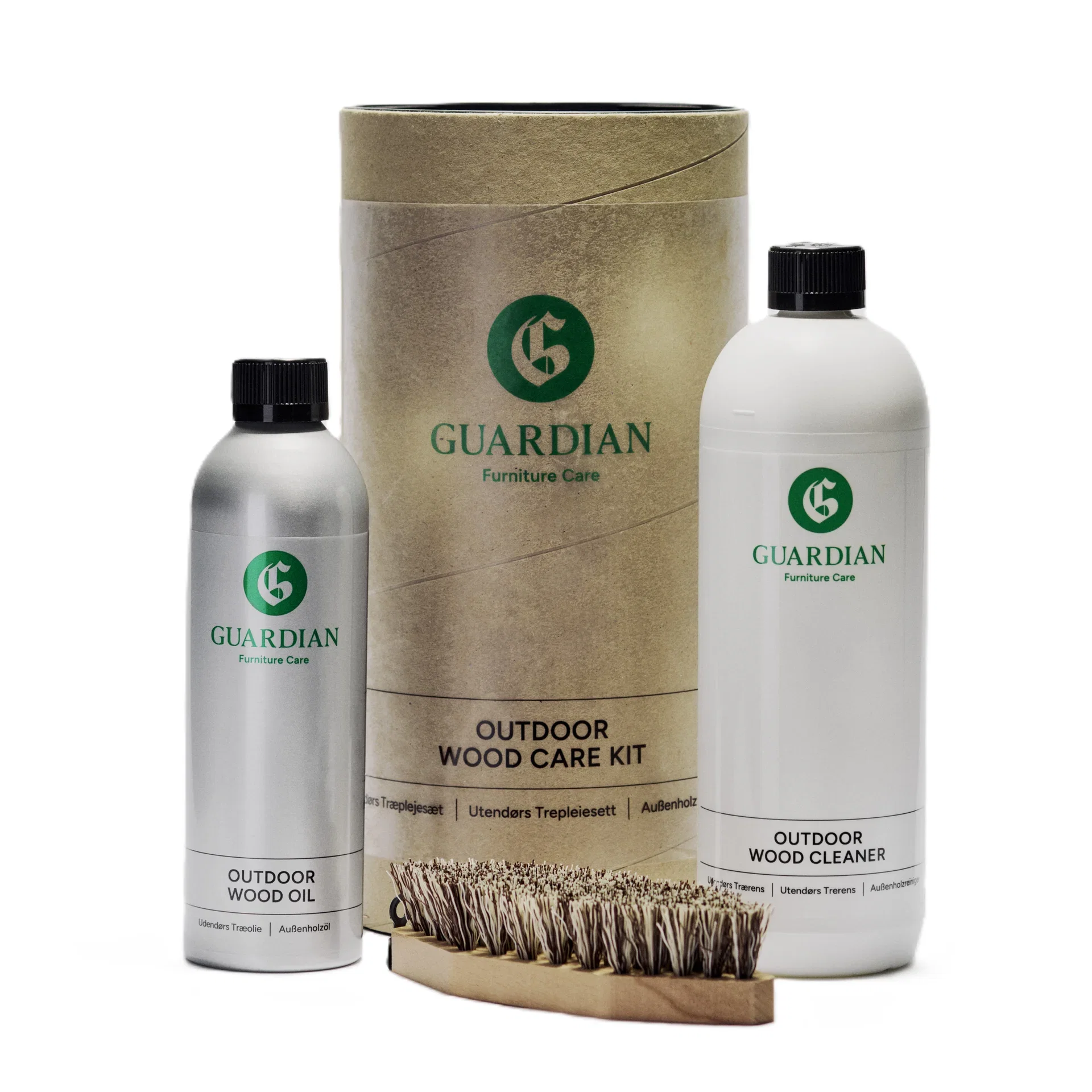 Underhållsset för trämöbler utomhus Guardian