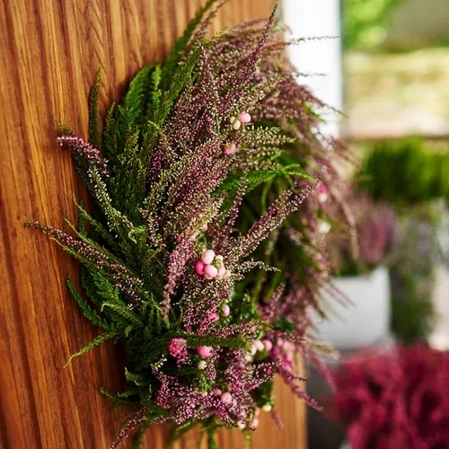 Create your own fall wreath with heather