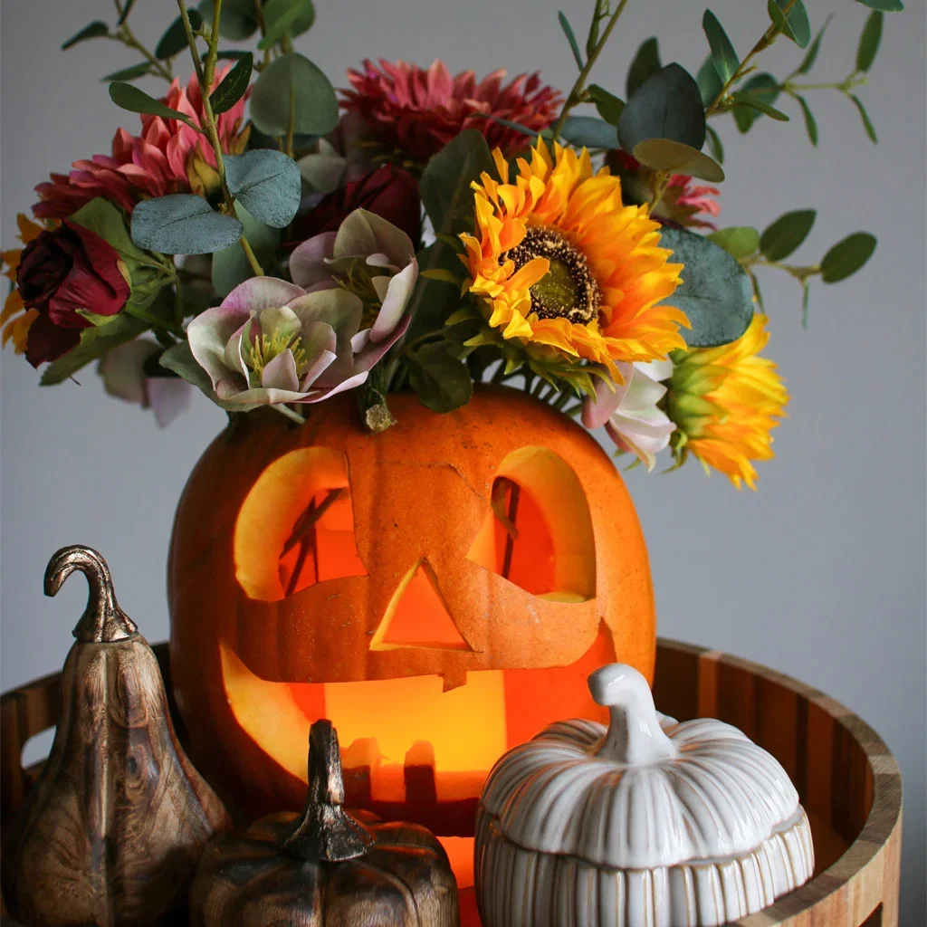Läskigt och snyggt: Skapa din egen Halloweenpumpa