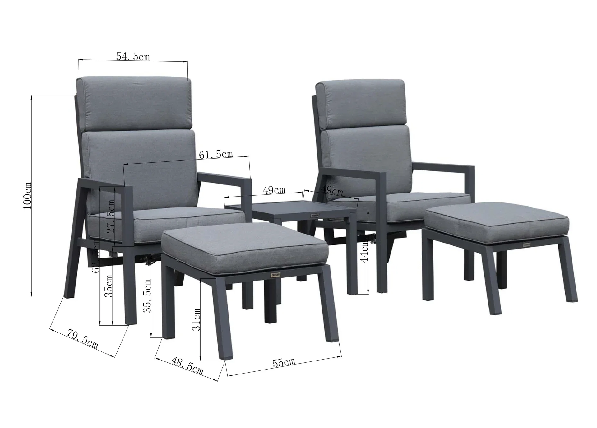 Recliner Duo Set Oslo