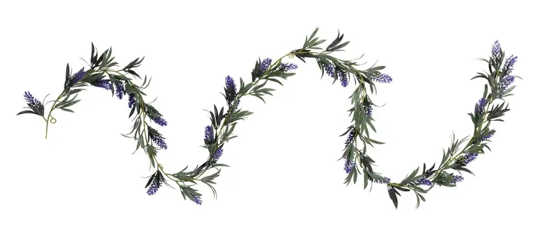 Lavendelgirlanger konstgjorda