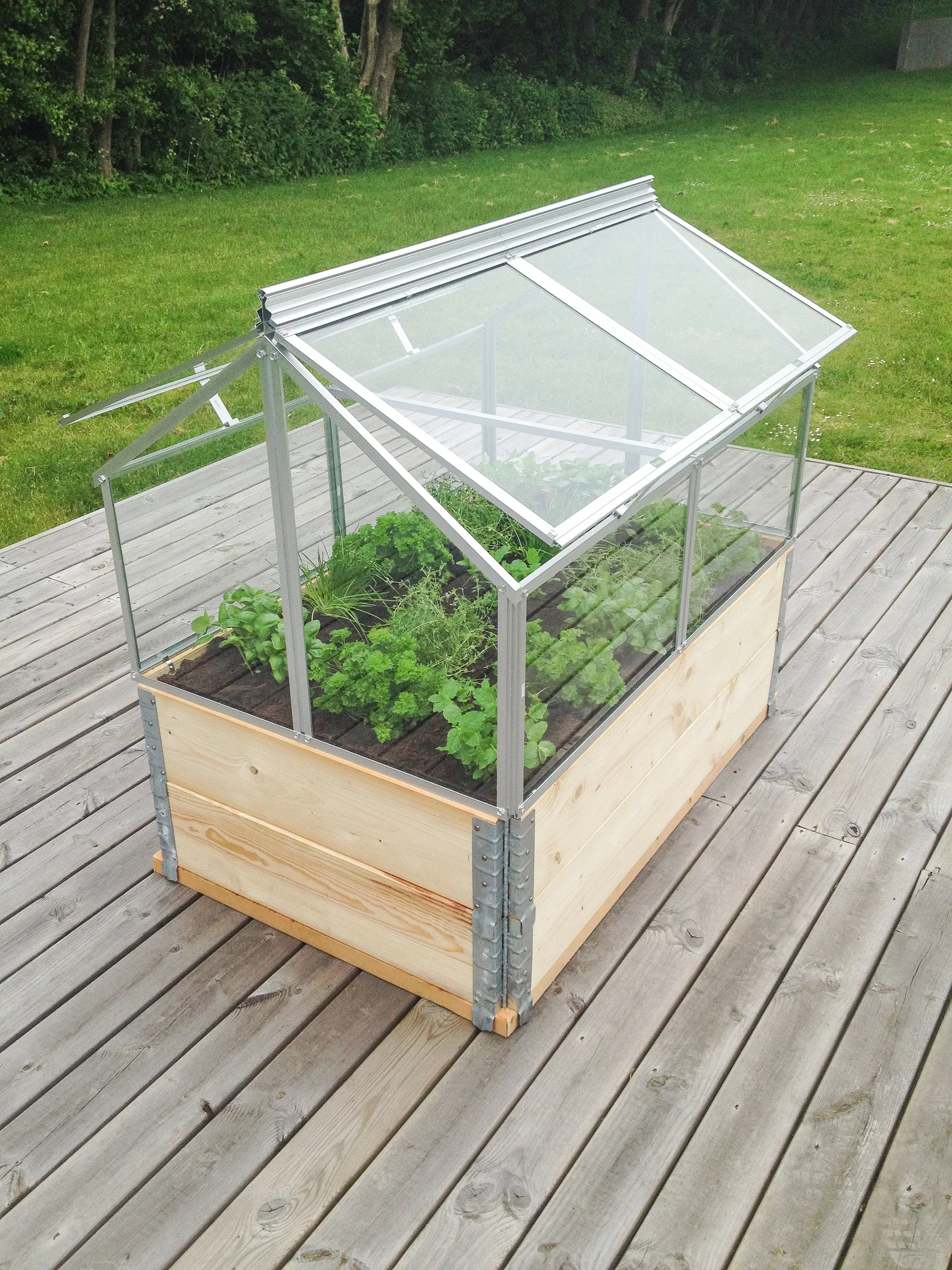 Växthus Gaia till pallkrage
