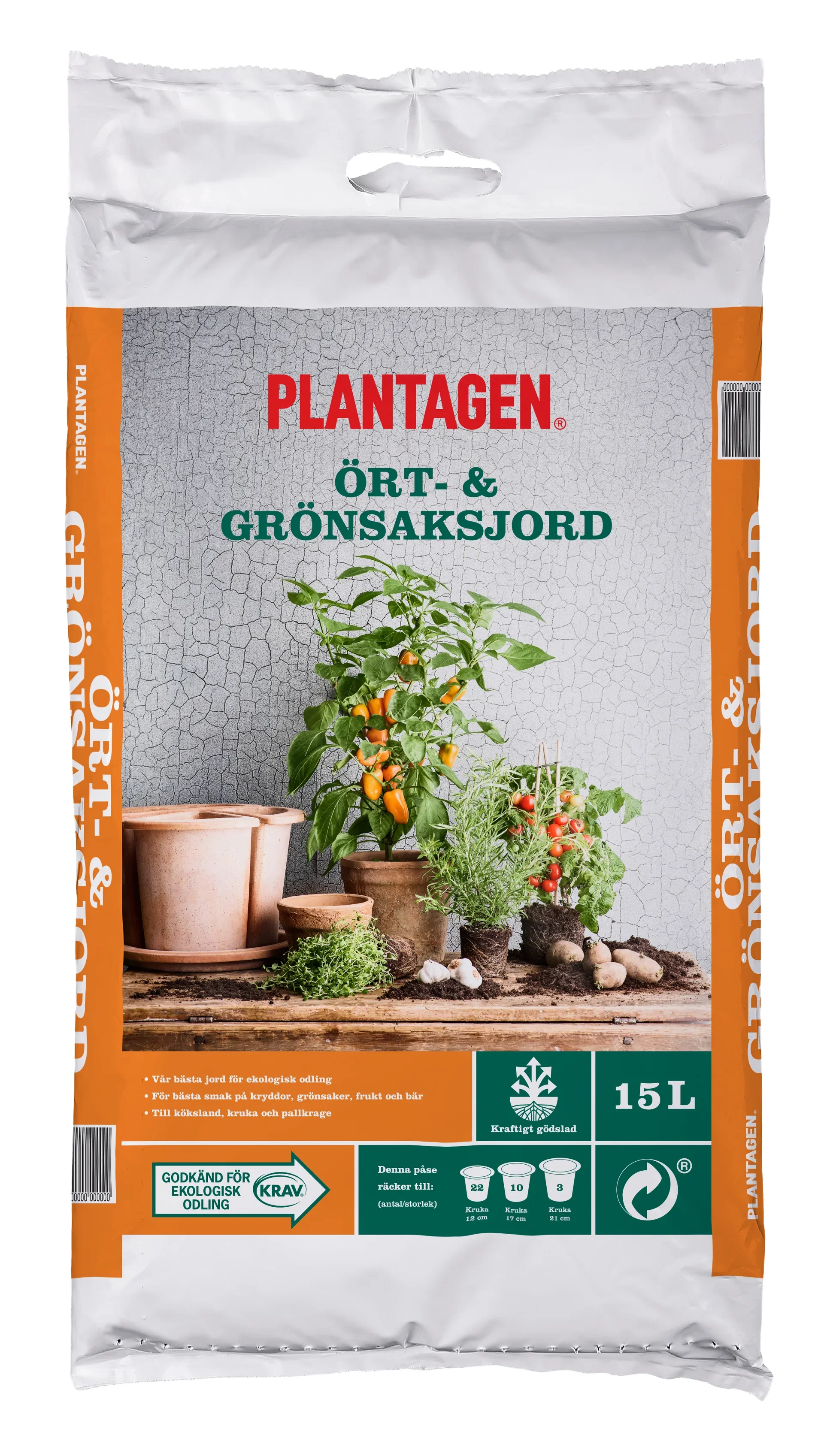 Ört- och grönsaksjord KRAV