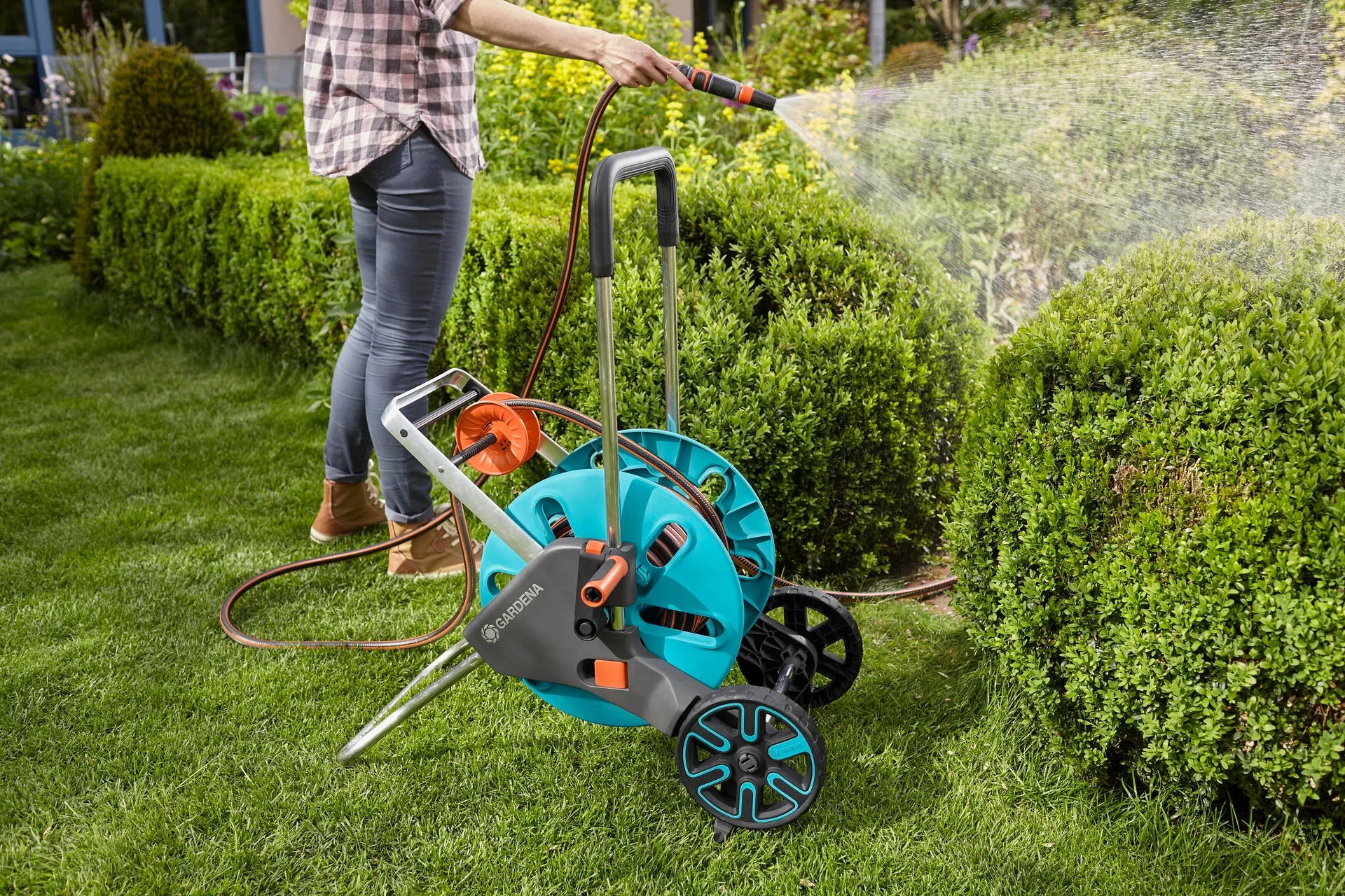 Slangvagn CleverRoll Easy Gardena