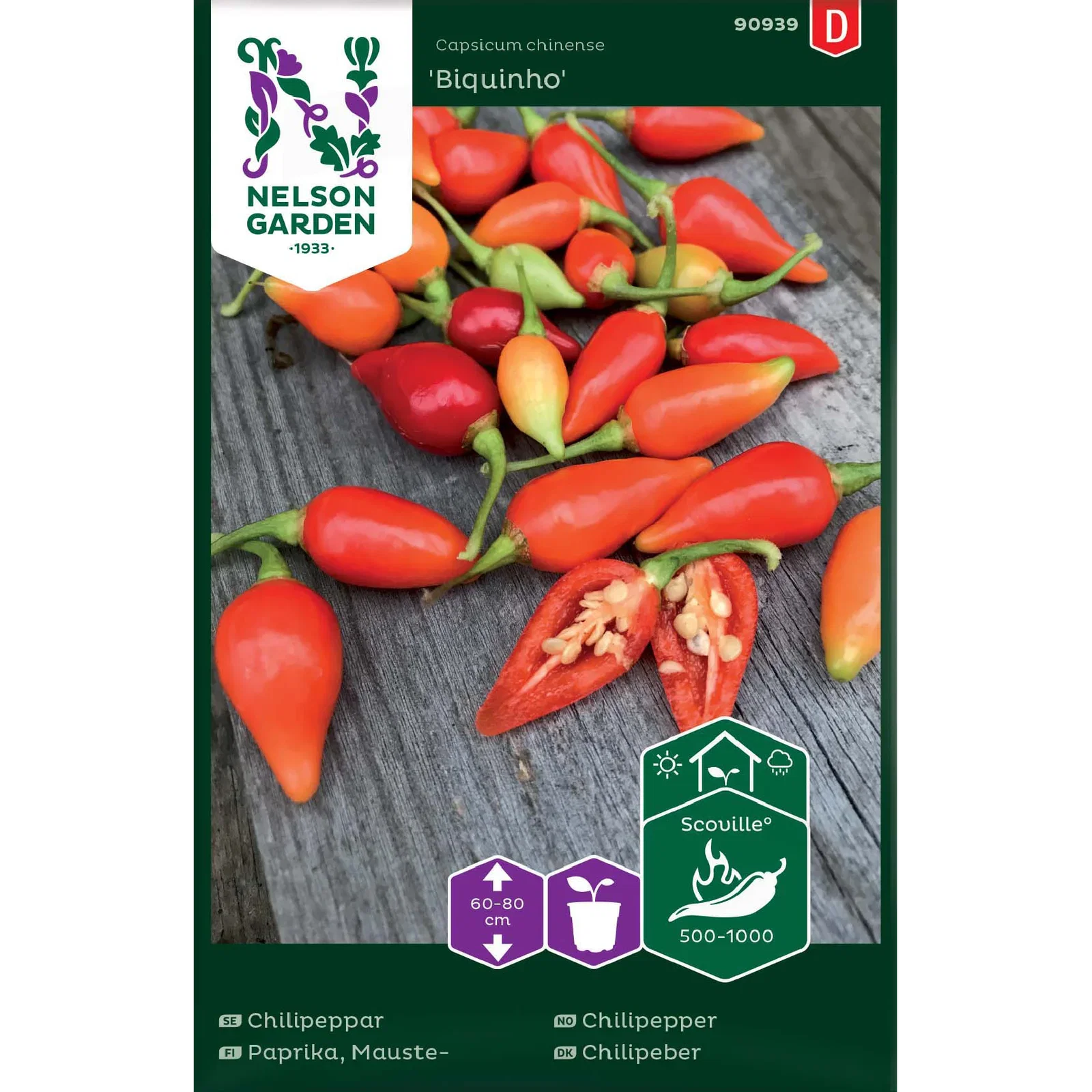 Chilipeppar 'Padron'