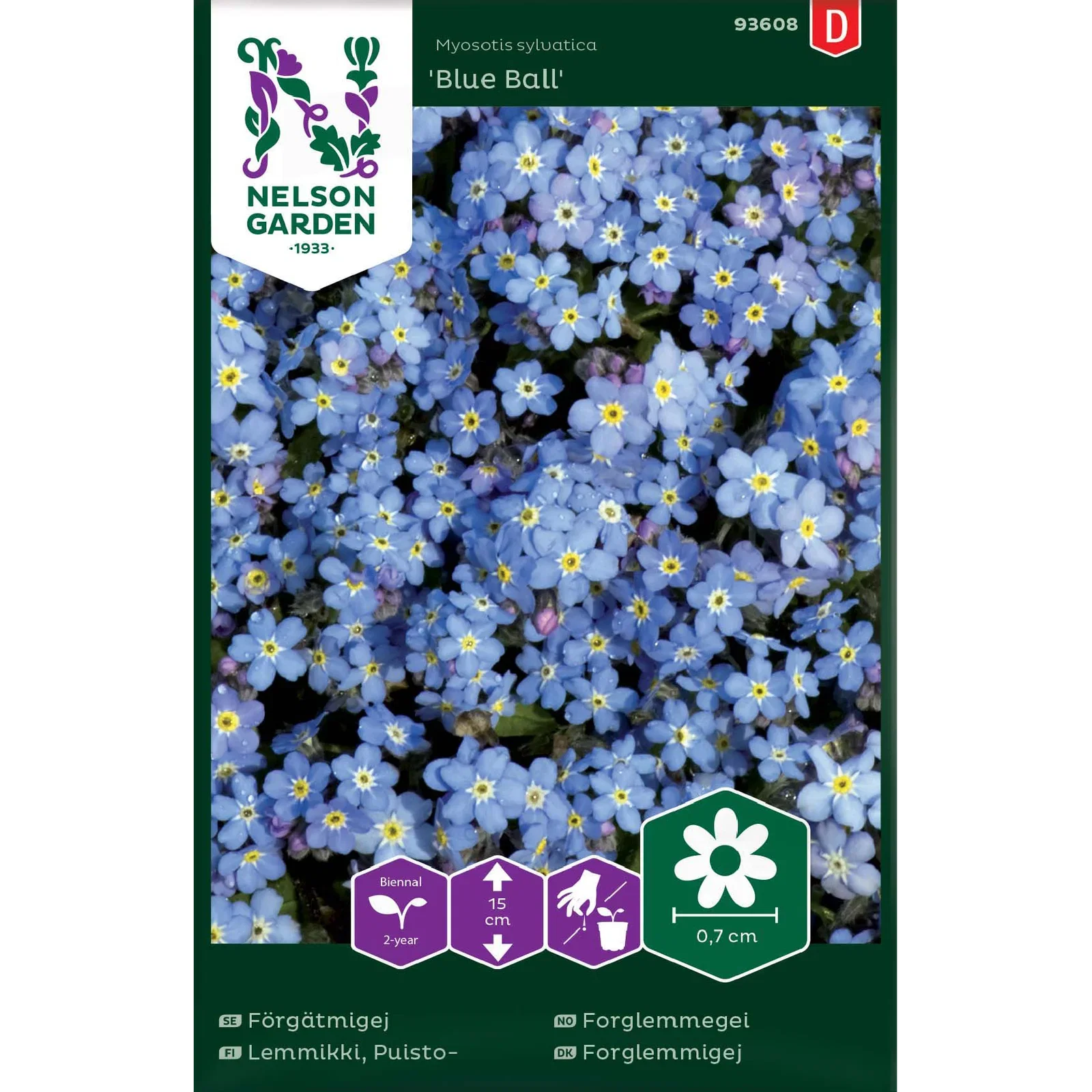 Skogsförgätmigej 'Blue Ball'