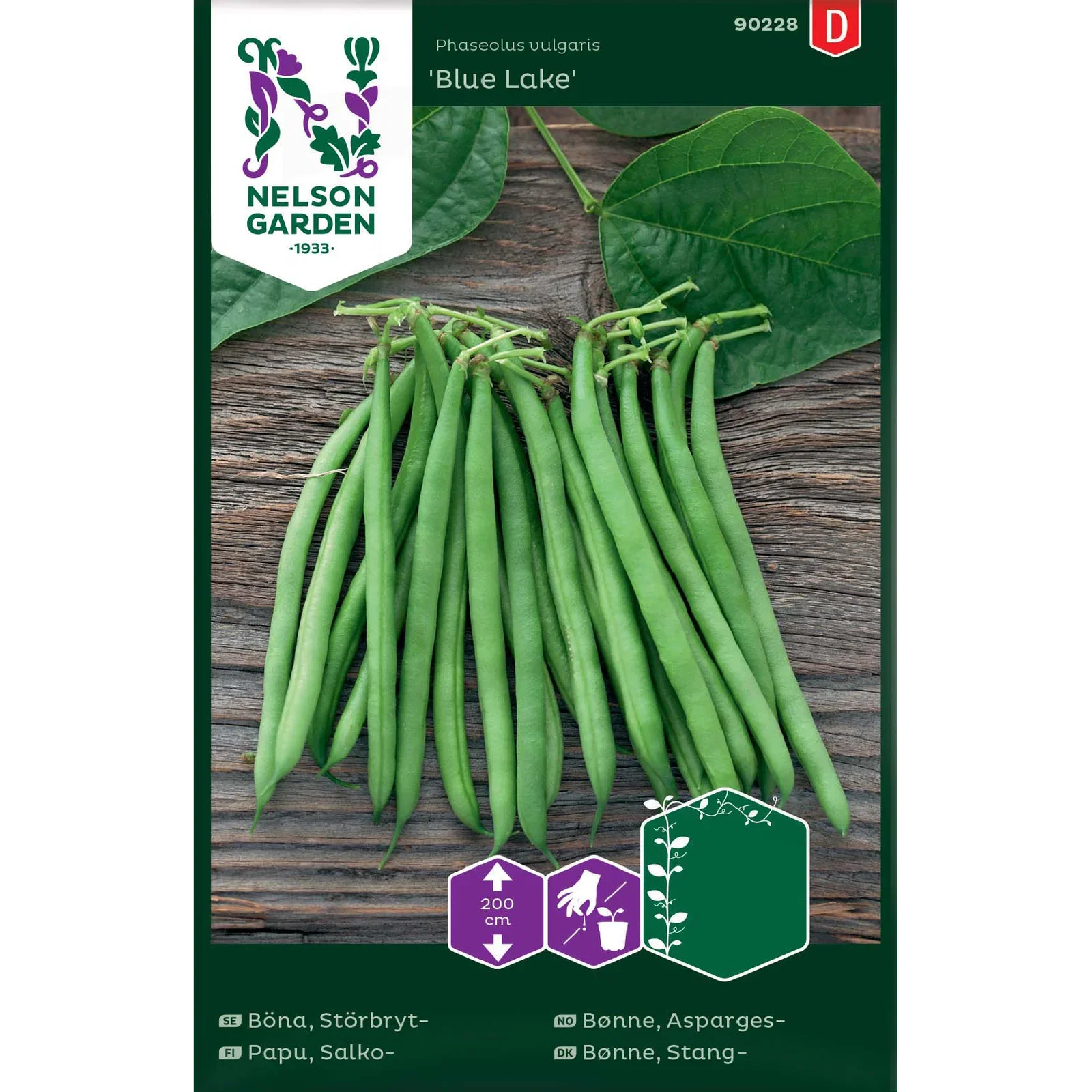 Störbrytböna 'Blue Lake'