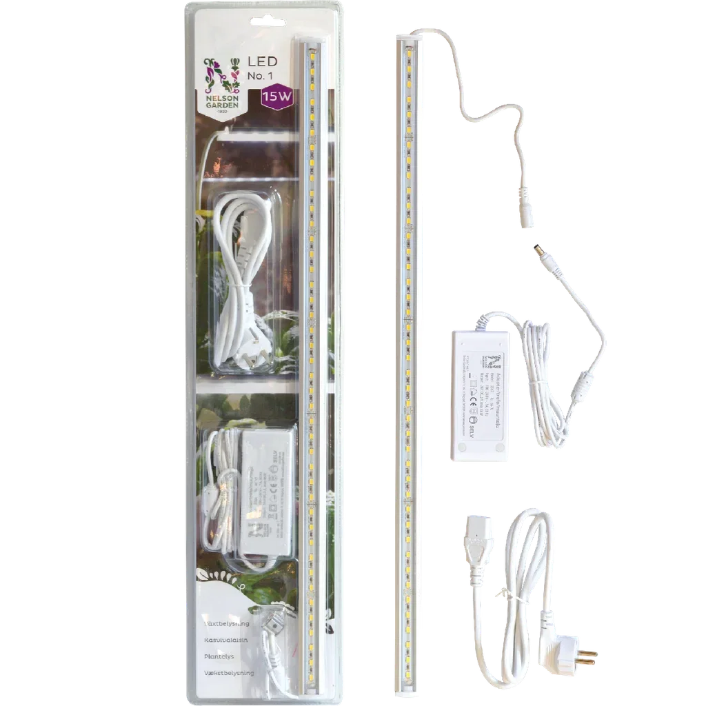 Växtbelysning LED No.1 60cm 15W m.adapter