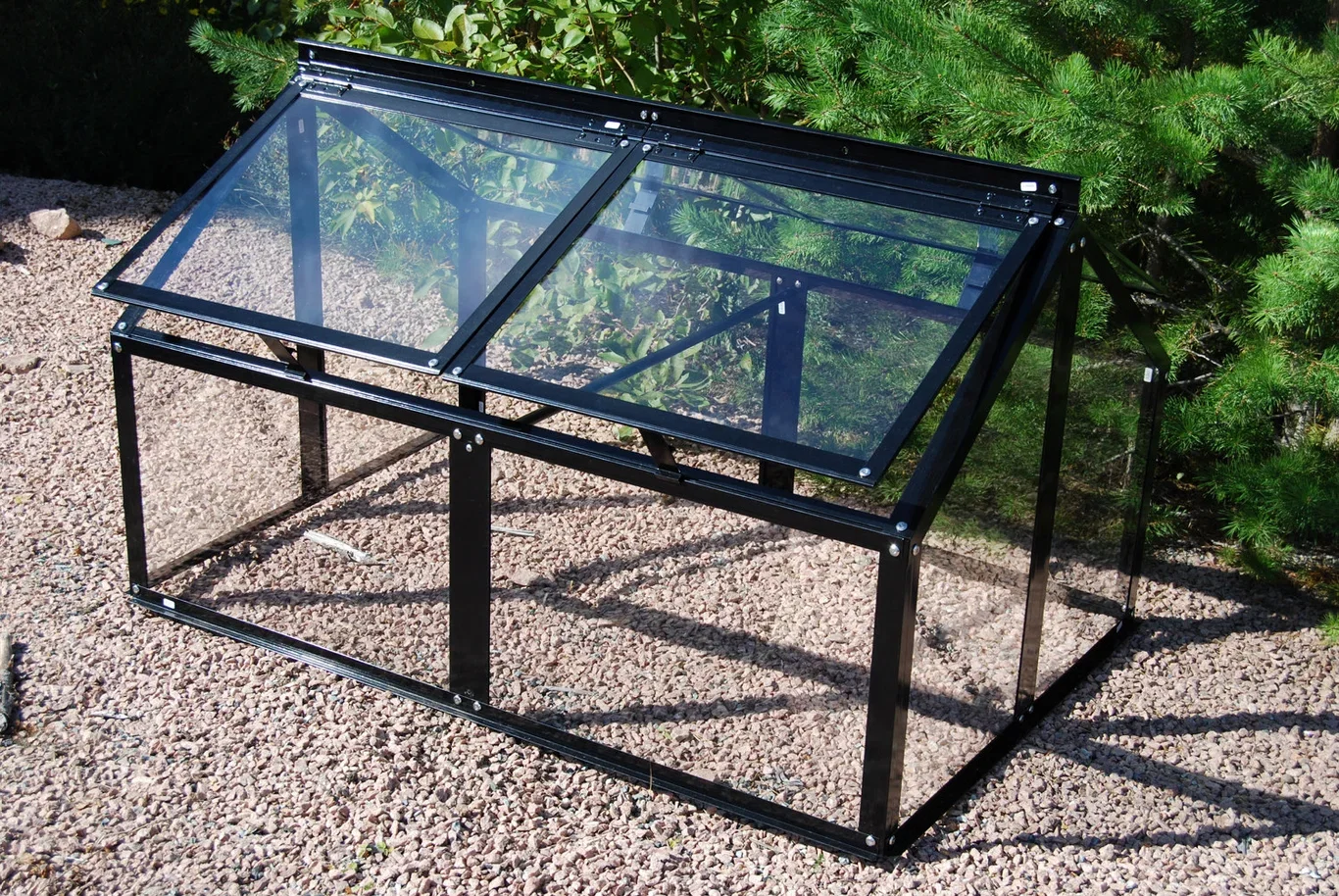 Växthus för planteringslåda